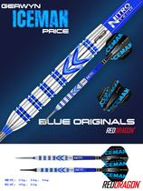 RedDragon GerwynPrice Icemans own 90% tungsten steel soft and hard professional competition darts