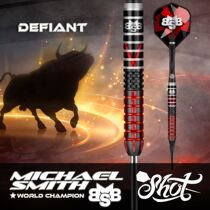 Shot Smith Bullyboy Defiant90 tungsten professional competition soft and hard darts