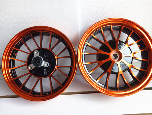 Xe mô tô tốc độ Wang Guangyang giả Yamaha Fuxi Qiaoge Heilongjiang WISP bánh trước và sau - Vành xe máy mâm xe wave alpha