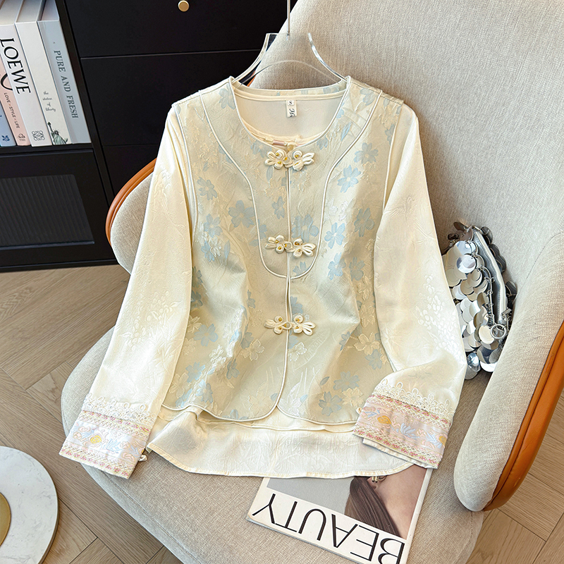 Silk Mulberry Silk New Chinese Style Women's Top, Vest, and Shirt Two-Piece Set, High-End 2026 New Spring Collection