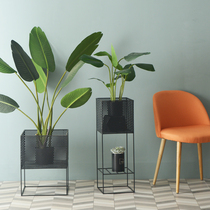 Iron Fantry Iron Fantry Flower Stand Floor Flower Pot Shelves Living Room Indoor Plants Simple Ornaments Jewelry ins
