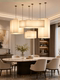 Creative Chandelier Danish Designer Style Dining Room Lamp Nordic Modern Style Lamp Wabi-Sabi Style Hotel Lobby Private Room Chandelier