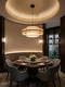 New Chinese-Style Restaurant Chandelier, Living Room Main Light, Zen-Inspired Song Dynasty Aesthetic Chandelier, Tea Table, Bedroom Designer Mid-Century Lighting Fixtures