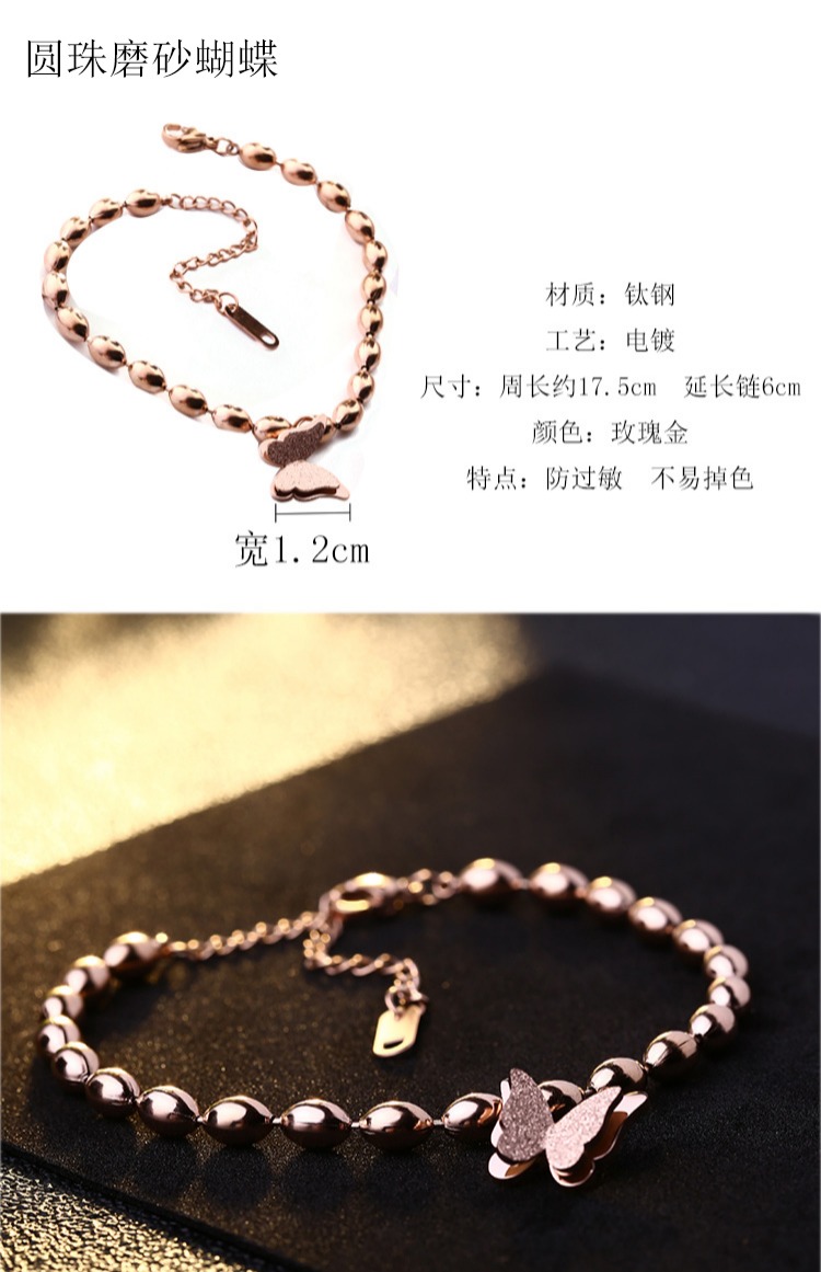 Hoa hồng vàng mạ Châu Âu và Mỹ fan thời trang vòng đeo tay hipster vòng đeo tay mắt mèo trang sức quà tặng sinh nhật nữ vòng cẩm thạch bọc vàng