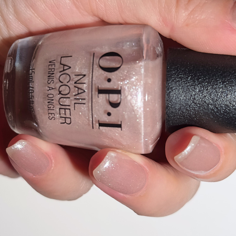 American Opi Nail Polish, Low-Key for Commuting, Pearl Mother-Of-Pearl Powder H022 Gemini and I