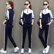 Lady Golf Clothes Spring Autumn GOLF Ball Suit Womens Dress Flap Long Sleeve Long Pants Big Code Golf Sport Suit