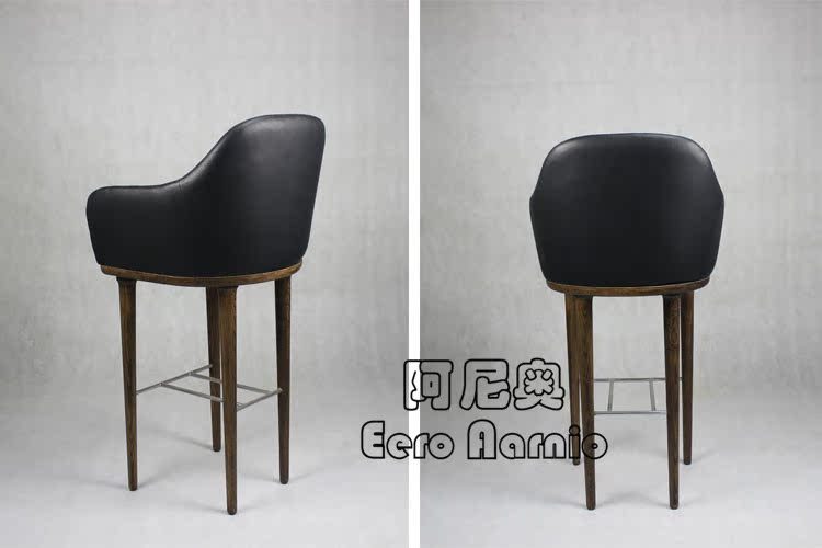 Ghế bar mặt trăng âm lịch ghế bar thanh phân thiết kế khách sạn clubhouse ghế bar cao đồ nội thất Bắc Âu - Nội thất văn phòng bàn nhân viên