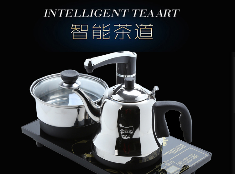 Bộ ấm trà mùa hè bếp trà tự động phụ kiện ấm trà điện ba vòng bốn vòng inox điện trà nóng đốt nước đơn nồi cốc uống trà