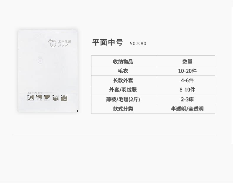 Сжатие одежды и сумок 真空压缩袋免抽气衣服收纳袋加厚衣物被子棉被行李专用密封旅行袋 Qiao Home