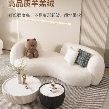 Nordic style internet celebrity sofa special-shaped sofa home living room rental beauty salon curved sofa combination economic model Nordic style internet celebrity sofa special-shaped sofa home living room rental beauty salon curved sofa combination economic model
