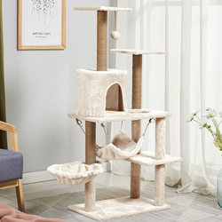 Pet supplies cat paradise cat house hanging basket integrated cat nest House cat jumping platform multi-layer cat climbing rack factory