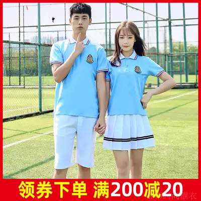 中学生运动会班服男女学生运动服韩国学院风初高中生校服套装夏装