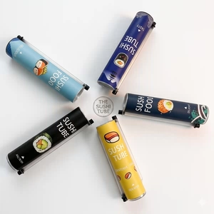 [跨境寿司推推乐纸筒外贸寿司纸罐定制食品圆筒包装可推出寿司纸桶]