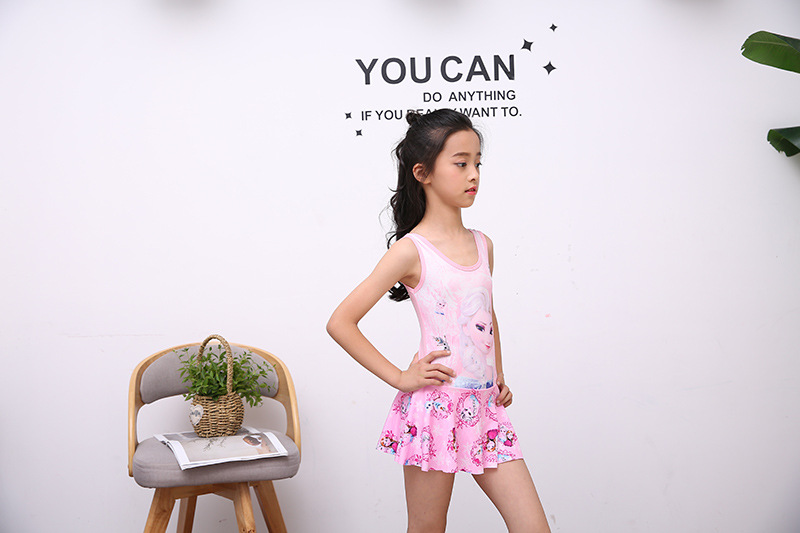 Phim hoạt hình mới 2018 cho bé gái áo tắm một mảnh bùng nổ mẫu áo tắm bé gái 5-9 tuổi bikini cho bé 1 tuổi