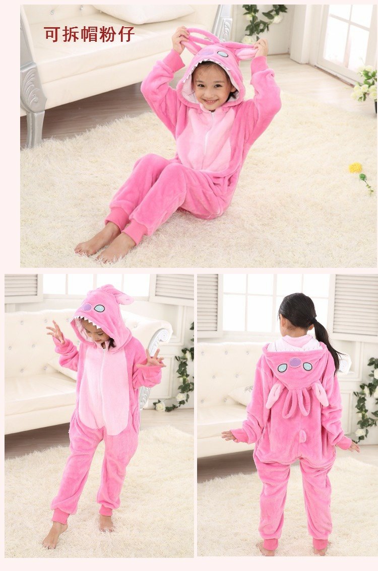 Mùa thu và mùa đông bé trai và bé gái hoạt hình đồ ngủ một mảnh Bé trai lớn bé flannel khủng long động vật dịch vụ nhà body suit cho be