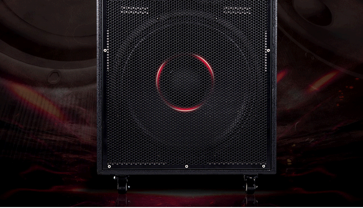 1882A karaoke ngoài trời 18 inch bass công suất cao guitar điện hiệu suất loa sân khấu 500W - Loa loa loa kéo bass 40