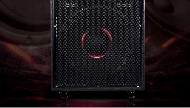 1882A karaoke ngoài trời 18 inch bass công suất cao guitar điện hiệu suất loa sân khấu 500W - Loa loa