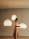 Spanish Vibia Knit Restaurant Chandelier Modern Minimalist Designer Wabi-Sabi Mid-Century Style Tea Room Woven Lighting Fixtures