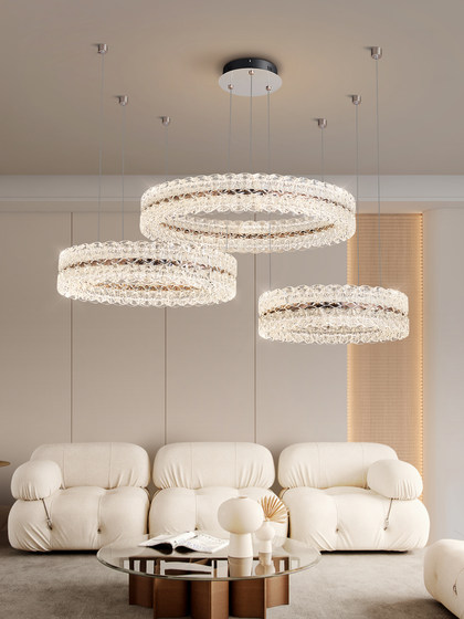 Italian minimalist light luxury living room chandelier modern minimalist designer high-end dining room study bedroom villa lighting
