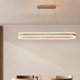 Modern Minimalist Light Luxury Restaurant Chandelier Italian Minimalist Designer High-End Dining Table Bar Counter Linear Lighting Fixture