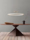 Italian Designer Ring-Shaped Chandelier for Living Room and Dining Room, Modern Minimalist Showroom Model House Villa Bedroom Creative Lamp