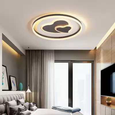 Nordic bedroom ceiling lamp simple modern creative personality home study lamp ultra-thin minimalist living room ceiling lamp