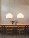 Spanish Vibia Knit Restaurant Chandelier Modern Minimalist Designer Wabi-Sabi Mid-Century Style Tea Room Woven Lighting Fixtures