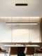 Italian-Style Restaurant Chandelier, Modern Minimalist High-End Designer Linear Strip Light, Light Luxury Dining Table Island Minimalist Lighting Fixture