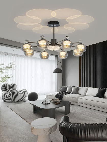 Italian Minimalist Living Room Chandelier Nordic Modern Minimalist Designer Light Luxury High-End Hall Restaurant Bedroom Lighting Fixtures