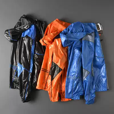 Stock tail goods skin clothing men's disassembly hat color matching quick-drying quick-drying outdoor hiking mountaineering sunscreen windbreaker