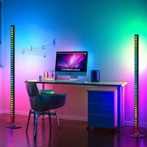 RGB ten Tone Atmosphere Light Bedroom Electric Race Room Computer On-board Atmosphere Tabletop Sound sound control Music Rhythm Light