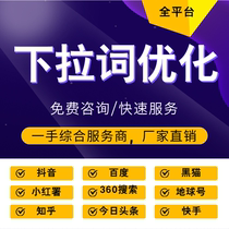 Remove Douyin drop-down box Douyin video optimization related search Baidu Xiaohongshu drop-down word notes sink