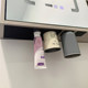 Powerful bathroom mirror cabinet bottom wall magnetic suction piece