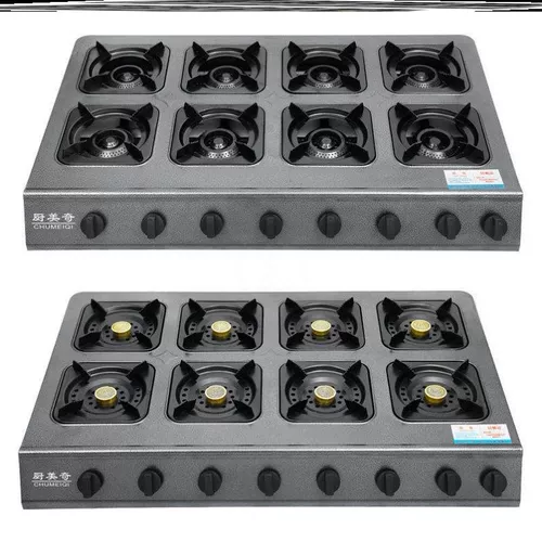 Multi -eye и большой расстояние шесть голов корейской четырех -эйерной печи Коммерческая сжиженная газовая газа