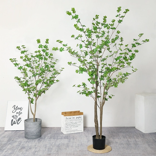 Симуляция нордического стиля зеленое растение лошадь пьяное дерево