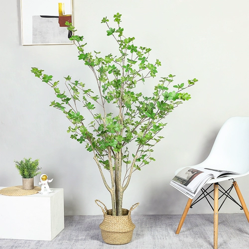 Симуляция нордического стиля зеленое растение лошадь пьяное дерево