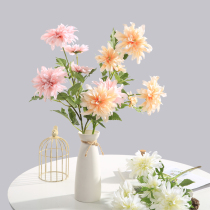 Simulation bouquet Plastic flowers silk flowers flower arrangement Fake flowers Interior decoration dried flowers decoration living room decoration Wedding floral art