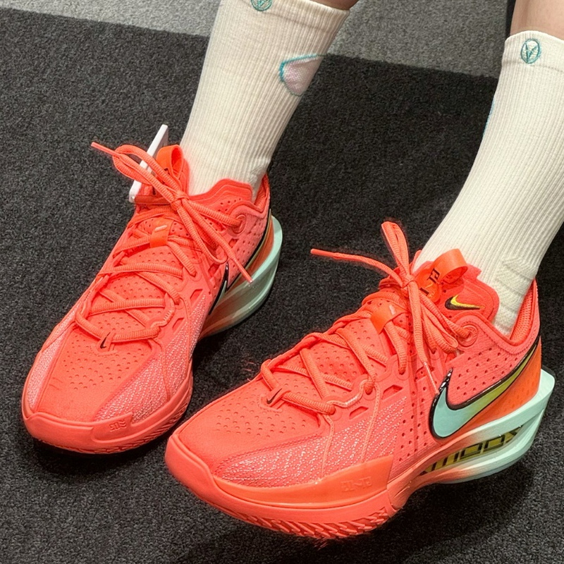 Nike G.T Cut 3 Hp Ep Men's Red Versatile Comfortable Low-Top Basketball Shoes Dv2918-800