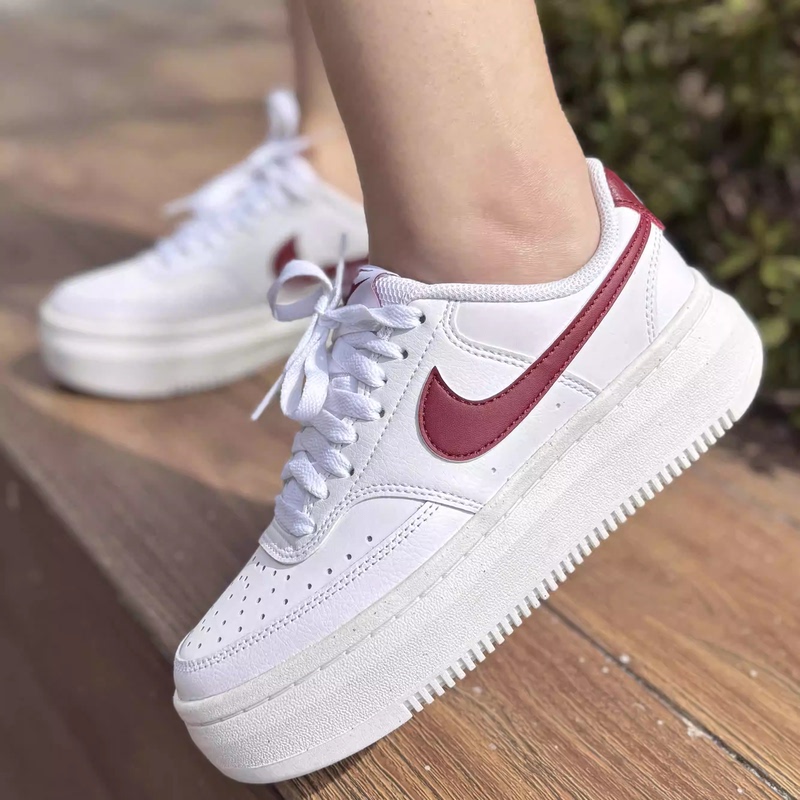 Nike Court Women's Thick-Soled Low-Top Casual Versatile Breathable Grip Sports Sneakers Dz5394-103 Nike Court Women's Thick-Soled Low-Top Casual Versatile Breathable Grip Sports Sneakers Dz5394-103