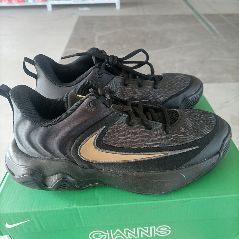 Nikegiannis Immortality 4 Unisex Black Low-Top Basketball Shoes Ih7664-005