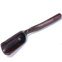 Ebony wooden teaspoon teaspoon solid wood tea clip kung fu tea ceremony six gentlemen accessories tweezers clip