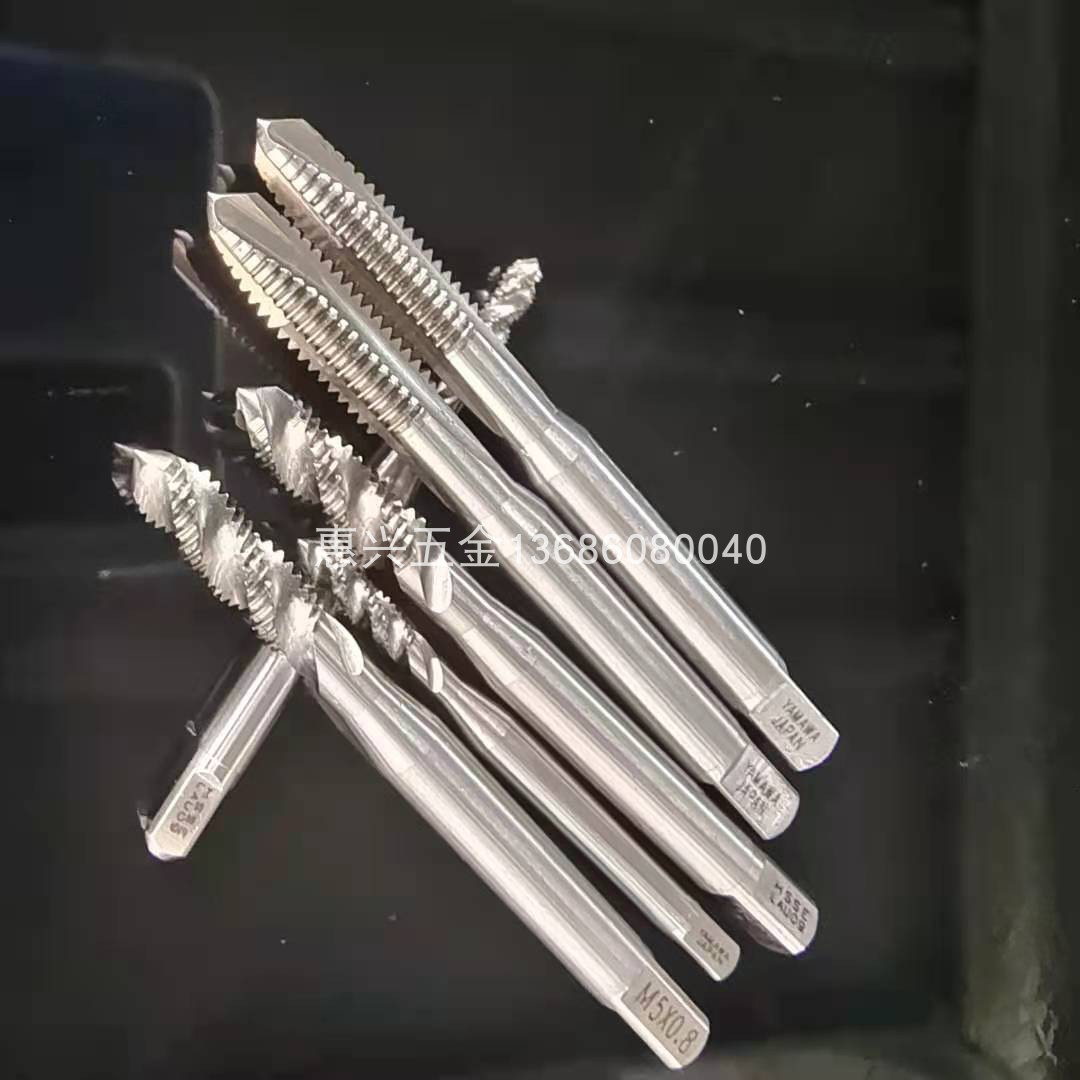 Second-hand fineness and new bright imported spiral screw tap apex machine screw tap M2-M12 multi-purpose metric coarse teeth and fine teeth