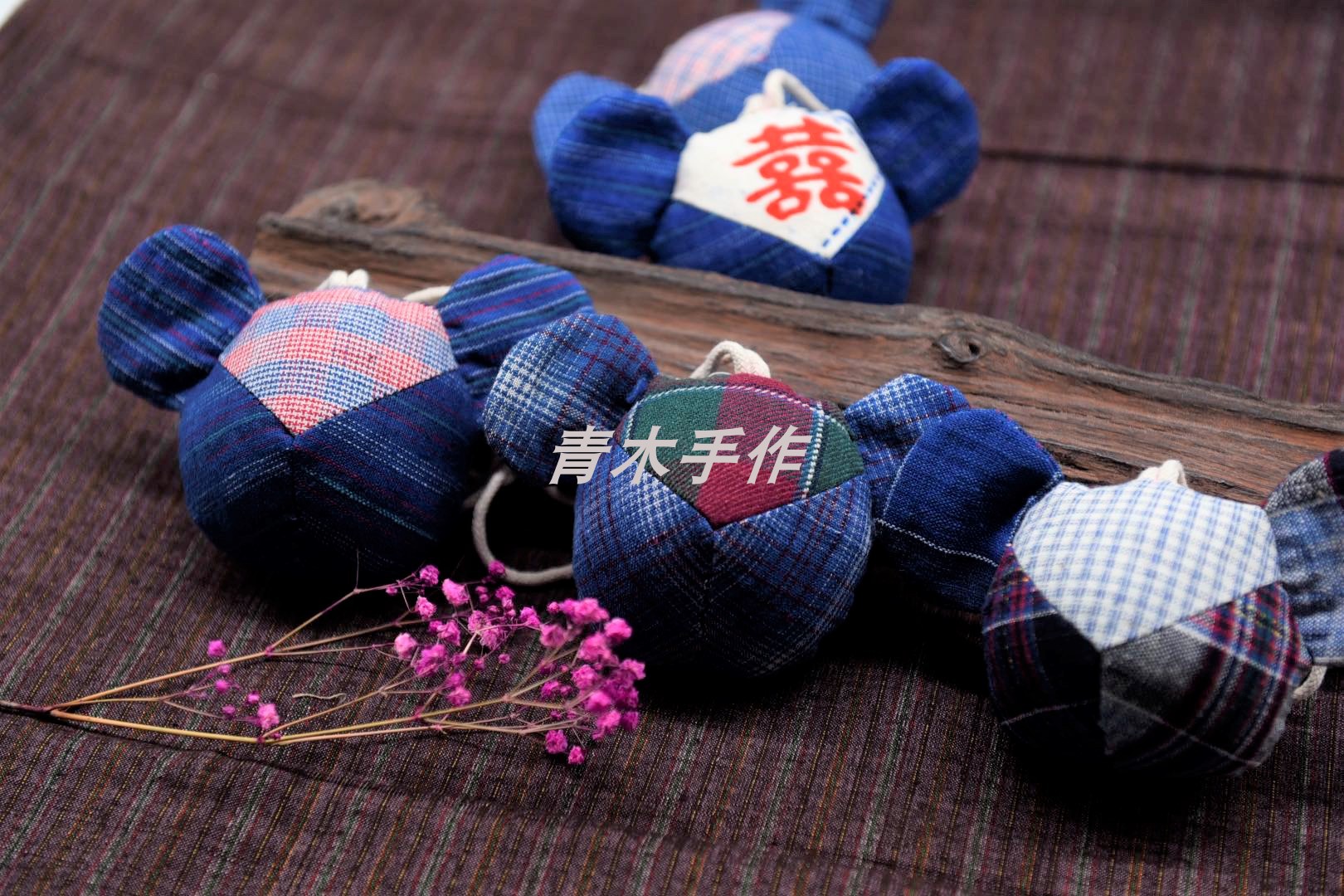 Green Wood Original Earth Bub Pure Vegetal End Afternoon Calming With Carry-on Small Bear Head Doll Bag Trailer Carrying Balsamical Bag-Taobao