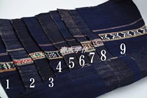 Chongming earthen cloth old cloth coarse cloth hand woven cloth non-jacquard cloth thickened handmade diy ethnic webbing fabric