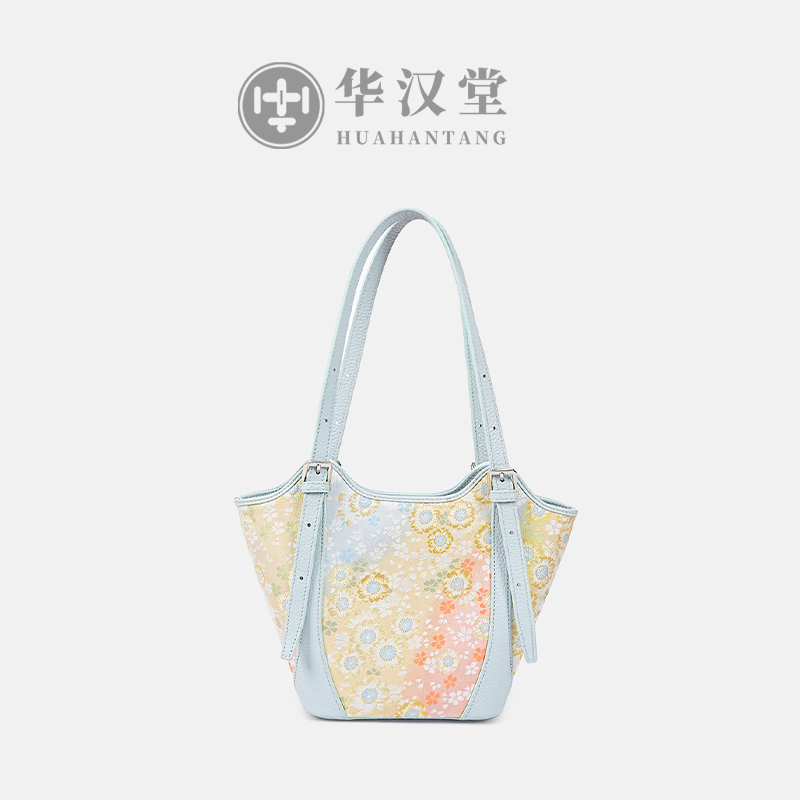 【Overalls Bag】Intangible Cultural Heritage Chinese Tang Brocade Tianwang Hunting Original Hand-Carried Shoulder Crossbody Bag
