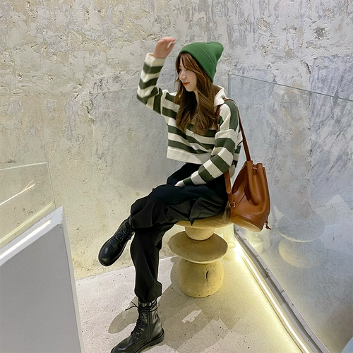 Короткий лонгслив, свитер, делается под заказ, в западном стиле, оверсайз