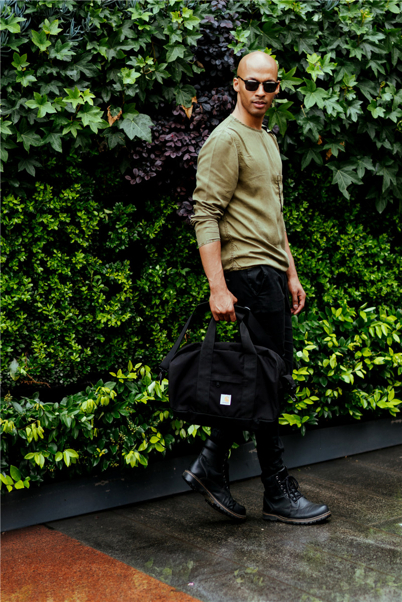 Thể thao ngoài trời nylon vai túi vải không thấm nước unisex tập thể dục cầm tay ba lô dụng cụ quạt túi đeo chéo adidas