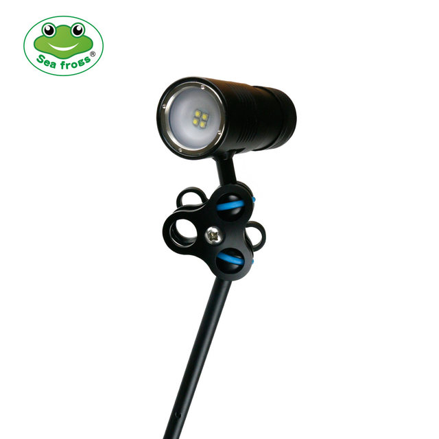 8 ນິ້ວ double ball light arm ການຖ່າຍຮູບ underwater diving light arm diving ອຸປະກອນການຖ່າຍຮູບ flashlight double ball arm clip