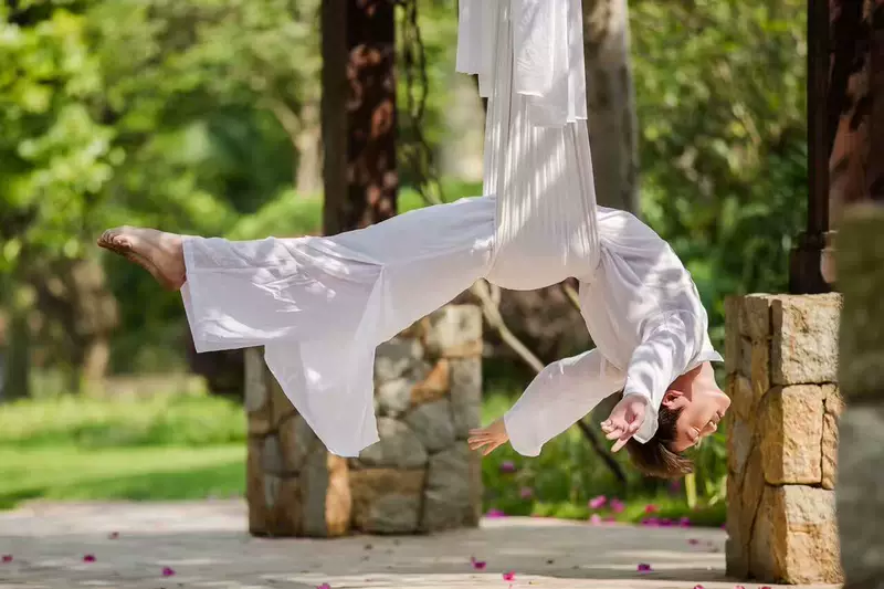 Gravity Yoga trên không Võng Yoga Võng Yoga Võng Dây đai Yoga Yoga Đai
