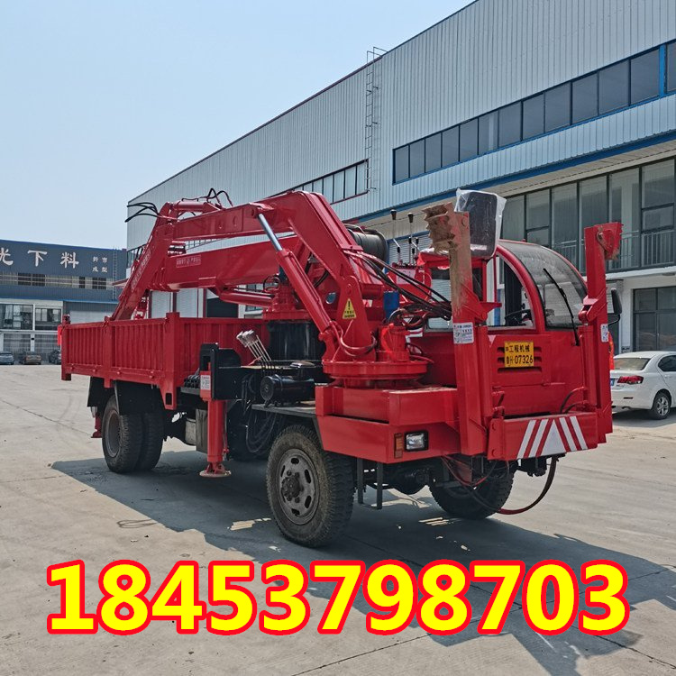 Wheeled track track digging mountain four is not like dump truck Orchard paddy field dug one machine